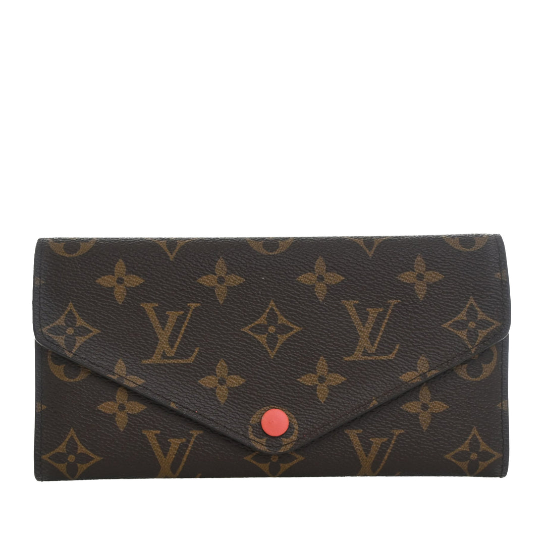 Josephine Portefeuille long Monogram Marron