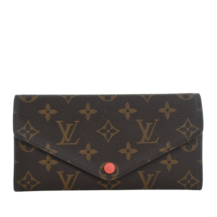 Josephine Portefeuille long Monogram Marron