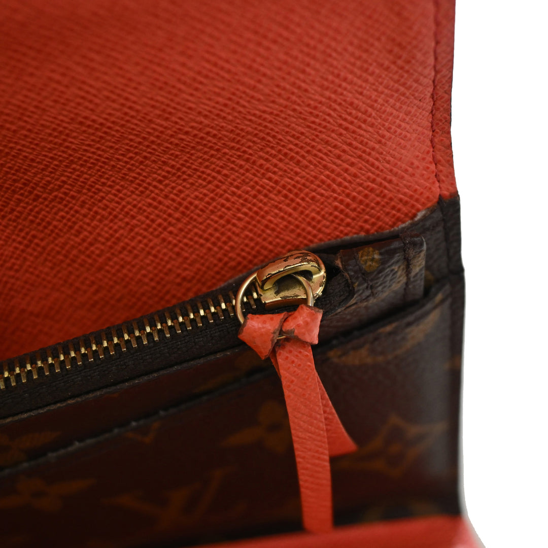 Josephine Portefeuille long Monogram Marron