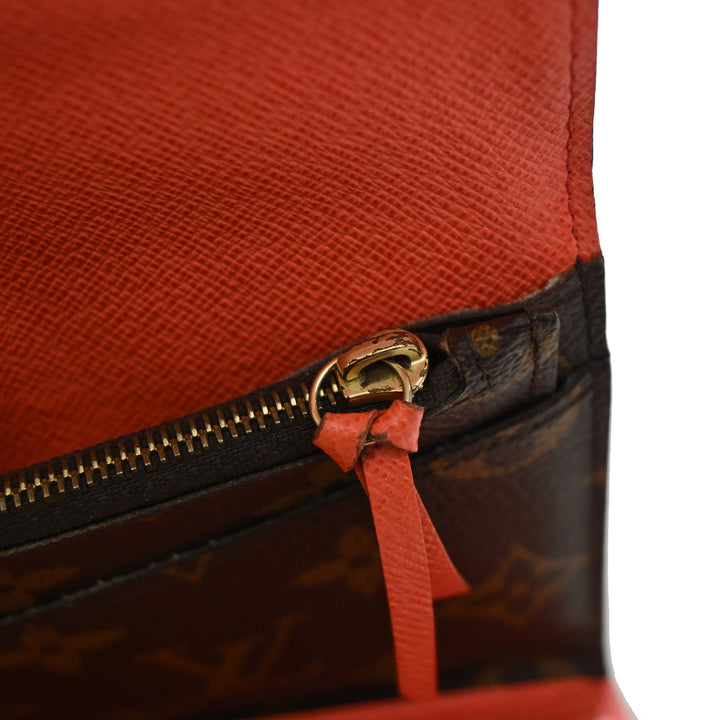 Josephine Portefeuille long Monogram Marron