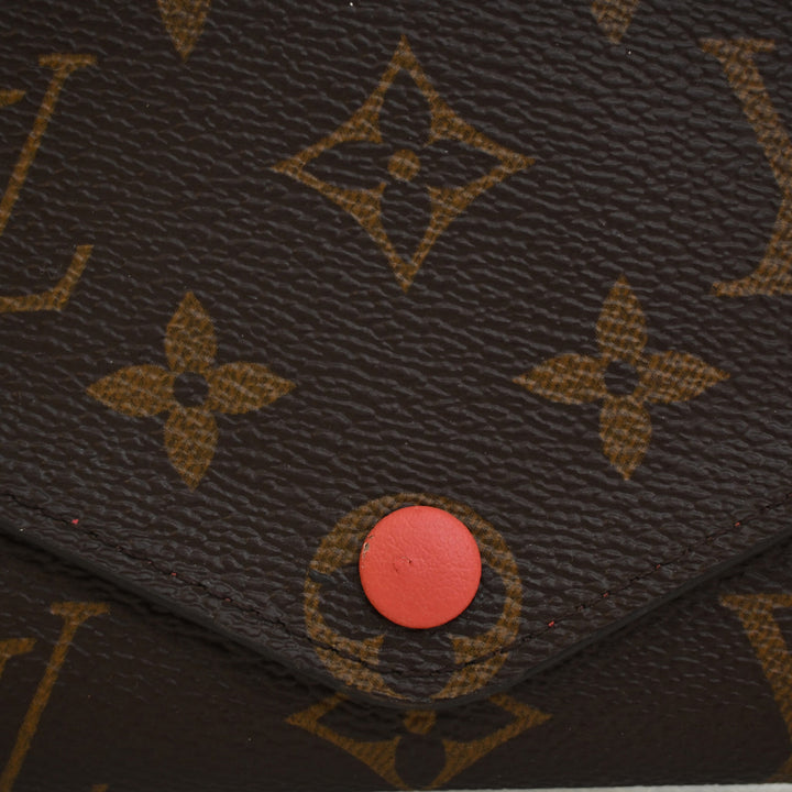 Josephine Portefeuille long Monogram Marron