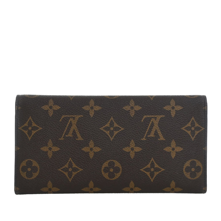 Josephine Portefeuille long Monogram Marron