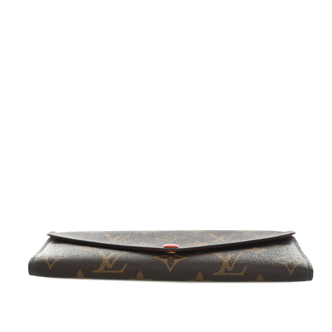 Josephine Portefeuille long Monogram Marron