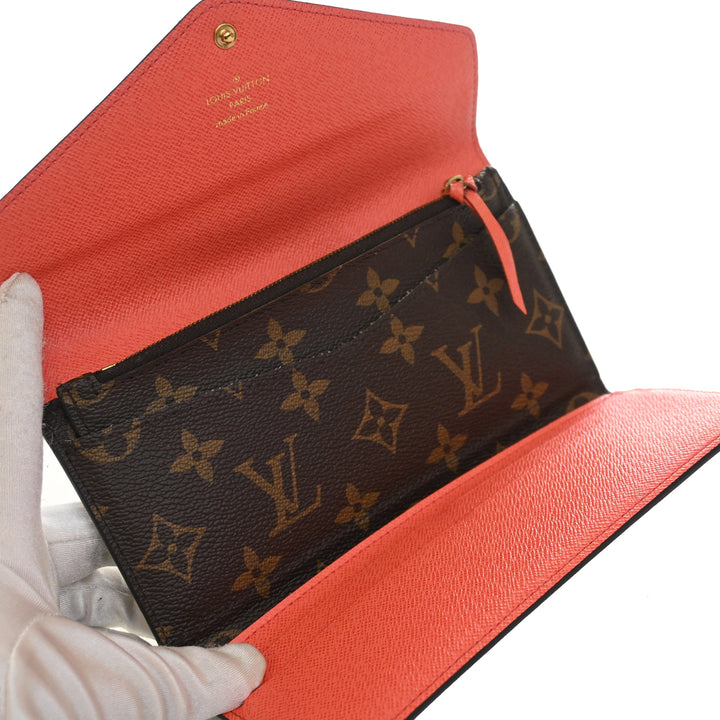 Josephine Portefeuille long Monogram Marron
