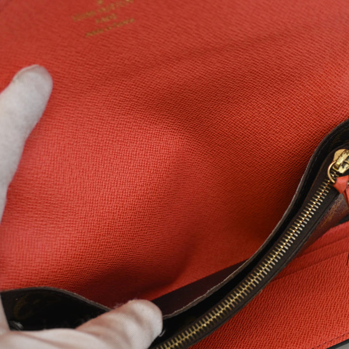 Josephine Portefeuille long Monogram Marron