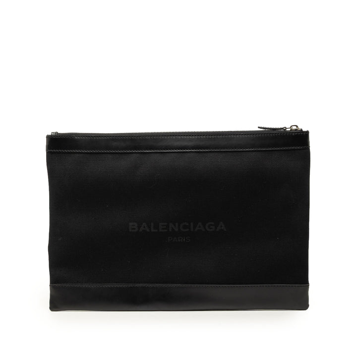 Balenciaga Toile Clip Pochette L