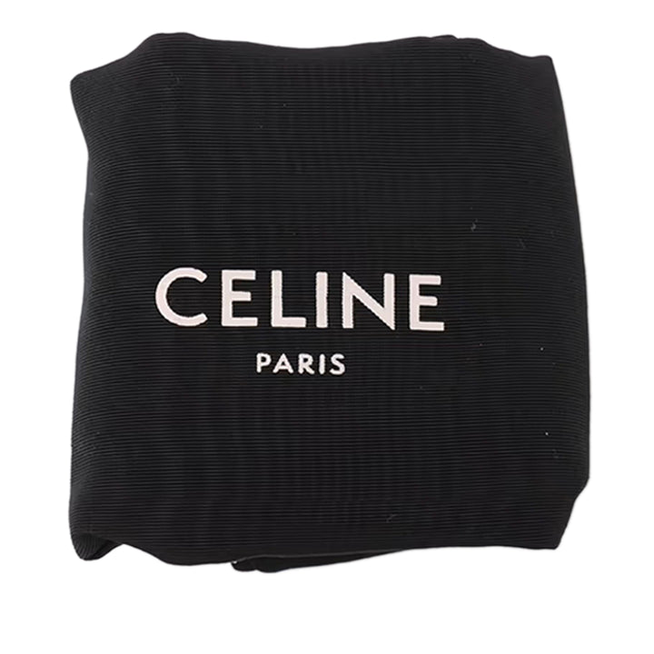 Celine Smooth Cuir de veau Logo Triangle Sac porté croisé