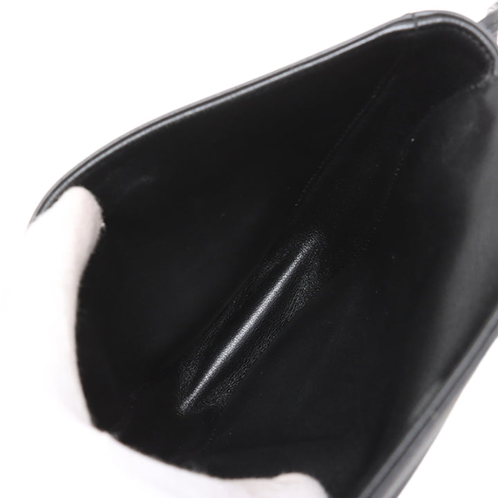 Celine Smooth Cuir de veau Logo Triangle Sac porté croisé