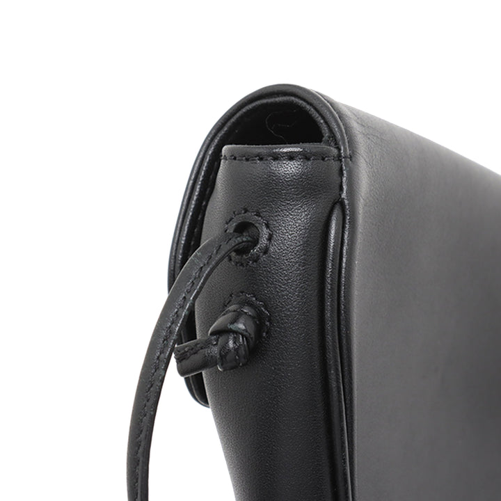 Celine Smooth Cuir de veau Logo Triangle Sac porté croisé