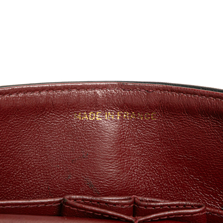 Small Classic Lambskin Double Flap Black - Gaby Paris