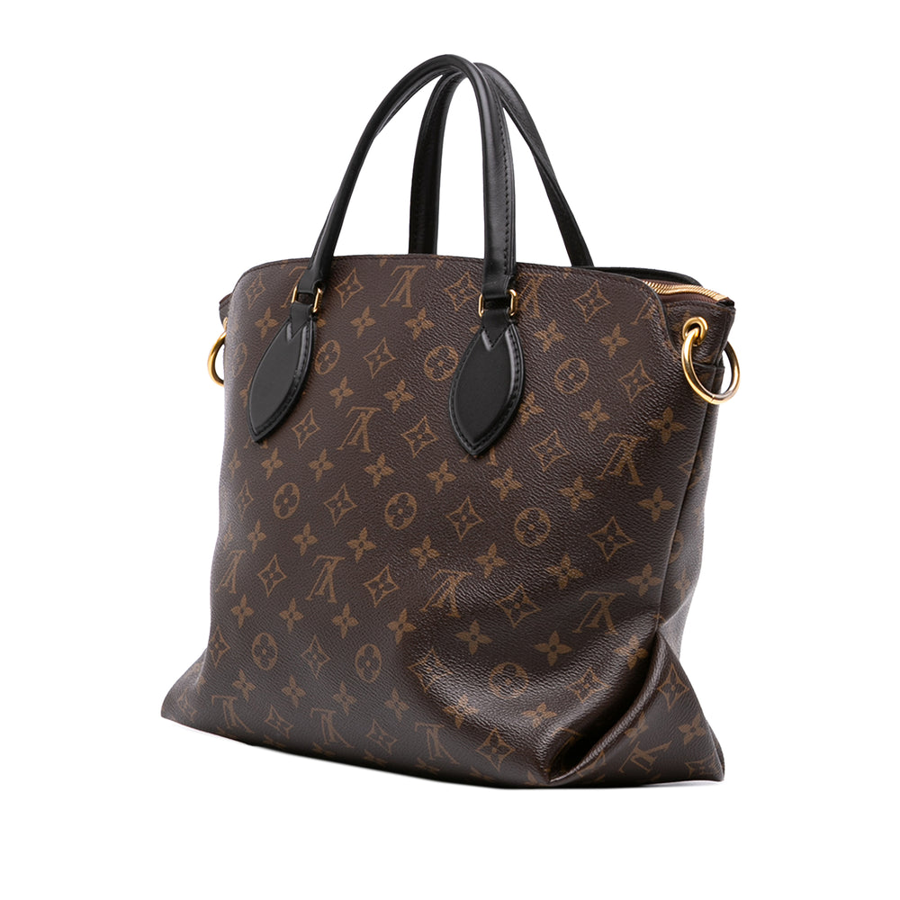 Louis Vuitton Flower Zippé Cabas MM Monogram Marron – vue 2 – GABY PARIS