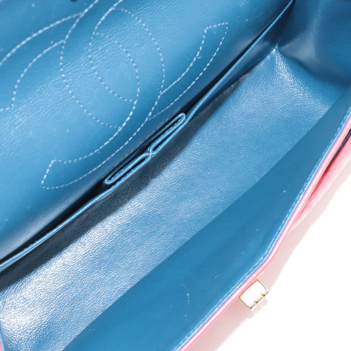 Chanel Reissue 2.55 Chevron Cuir d’agneau Double rabat 225 Rouge