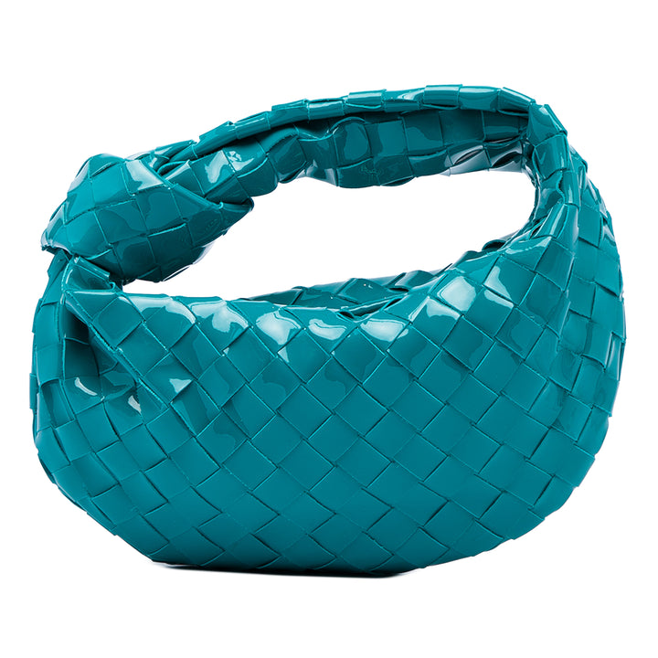 Bottega Veneta Sac porté épaule Intrecciato Jodie Mini Bleu – vue principale – GABY PARIS