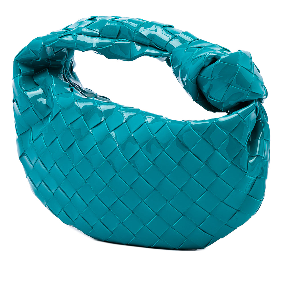 Bottega Veneta Sac porté épaule Intrecciato Jodie Mini Bleu – vue 2 – GABY PARIS