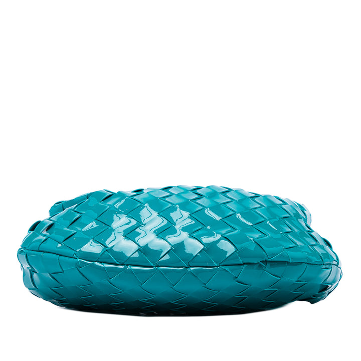 Bottega Veneta Sac porté épaule Intrecciato Jodie Mini Bleu – vue 3 – GABY PARIS