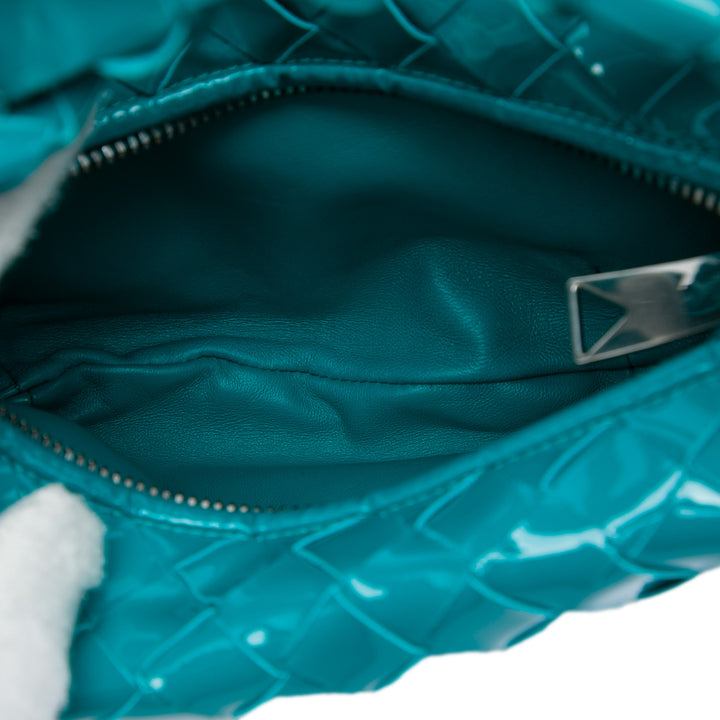 Bottega Veneta Sac porté épaule Intrecciato Jodie Mini Bleu – vue 4 – GABY PARIS