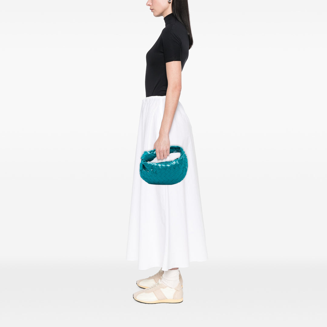 Bottega Veneta Sac porté épaule Intrecciato Jodie Mini Bleu – vue 5 – GABY PARIS
