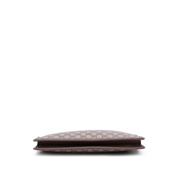 GG Supreme Web Ophidia Clutch Brown - Gaby Paris