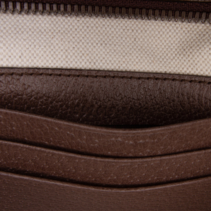 GG Supreme Web Ophidia Clutch Brown - Gaby Paris