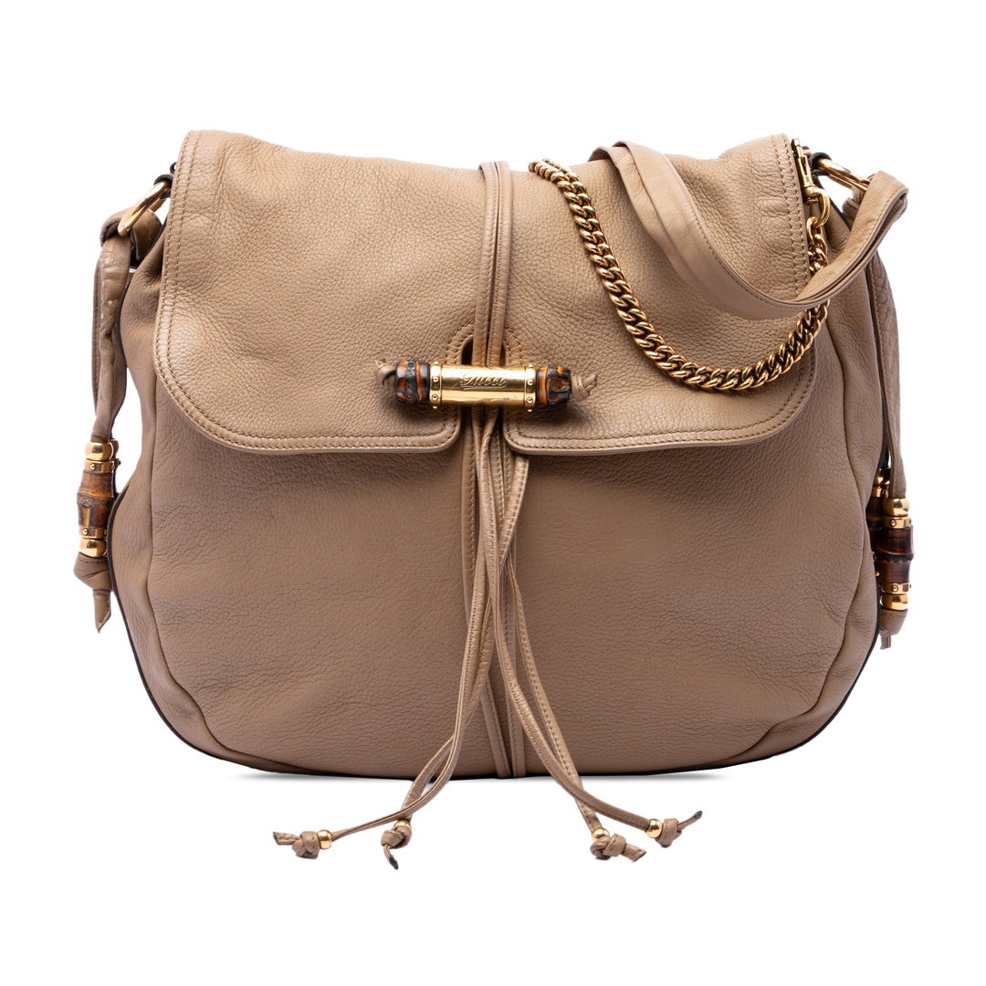 Gucci Pebbled Jungle Sac Grand Cuir de veau
