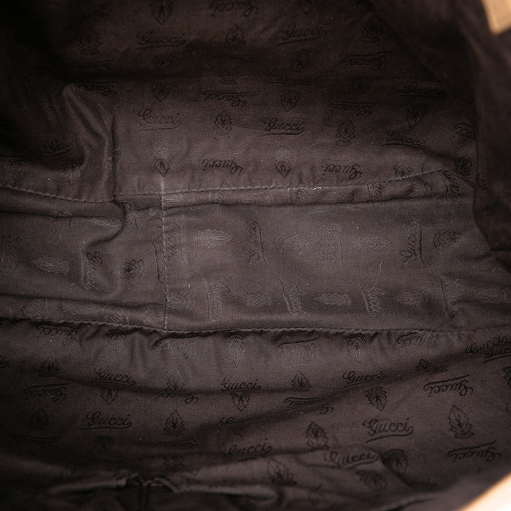 Gucci Pebbled Jungle Sac Grand Cuir de veau