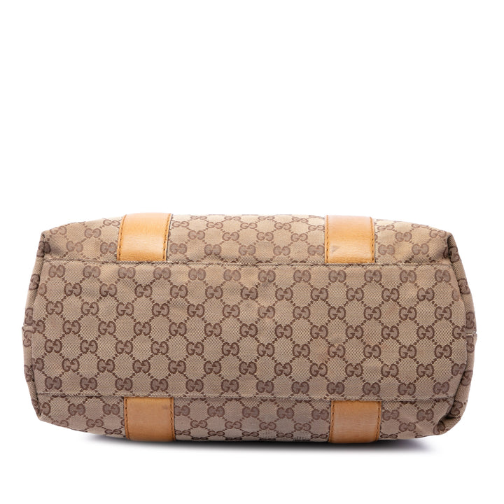 Gucci Medium GG Toile Bamboo Libeccio Cabas