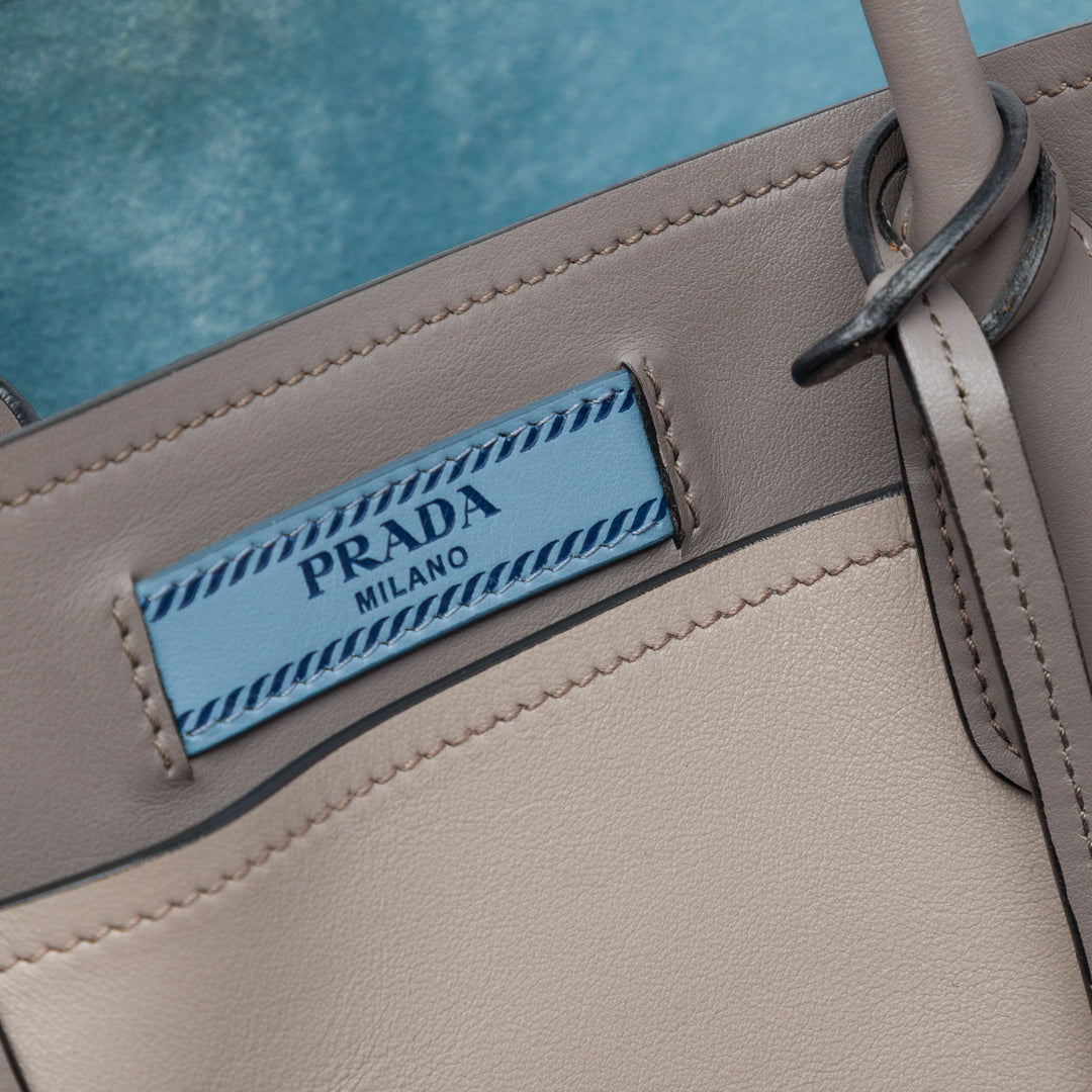 City Veau Etiquette Sac Gris