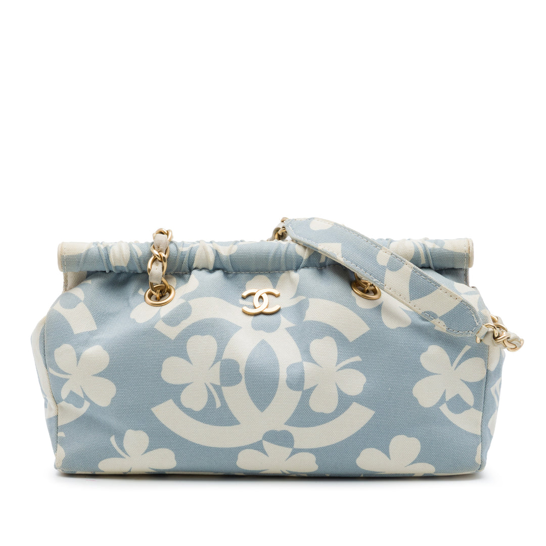 Chanel CC Clover Imprimé Sac Toile