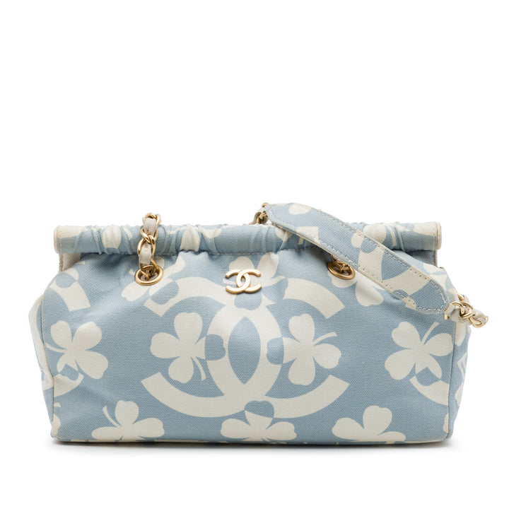 Chanel CC Clover Imprimé Sac Toile