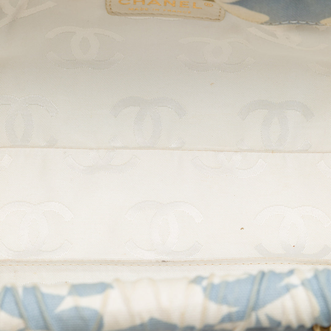 Chanel CC Clover Imprimé Sac Toile