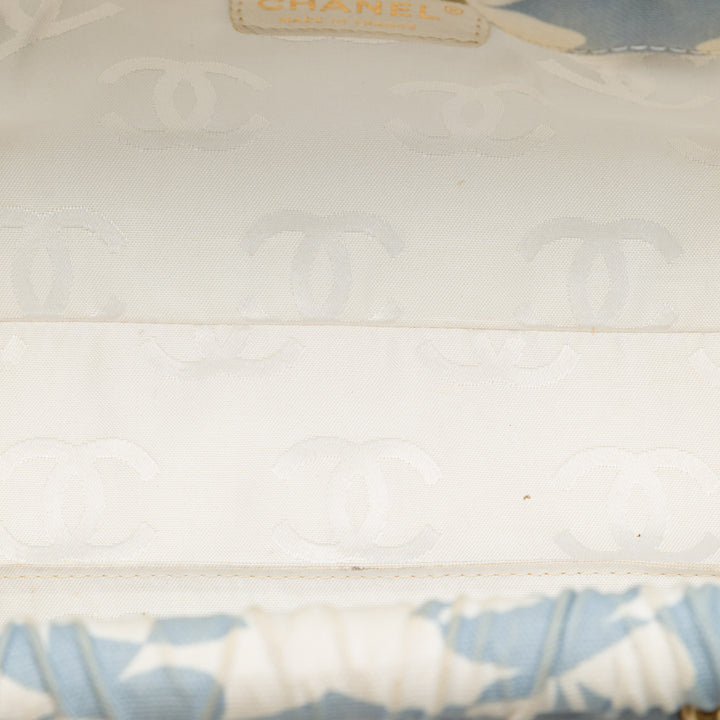 Chanel CC Clover Imprimé Sac Toile