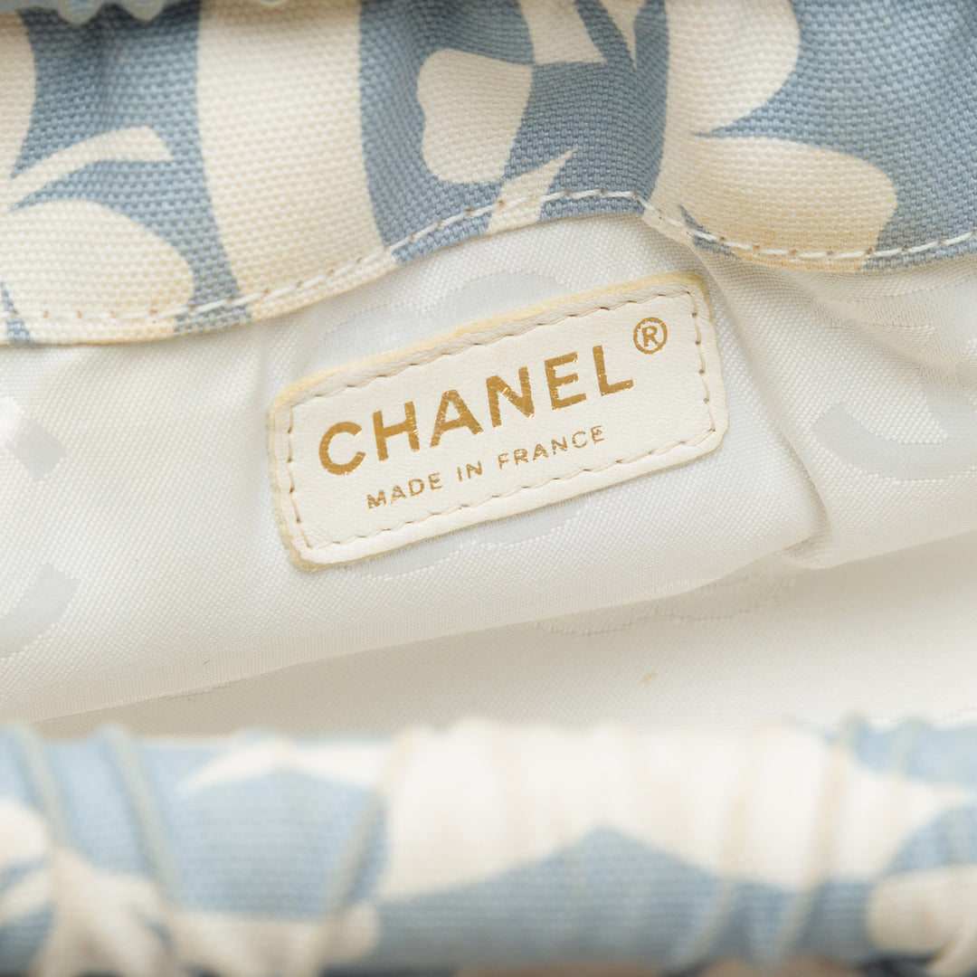 Chanel CC Clover Imprimé Sac Toile