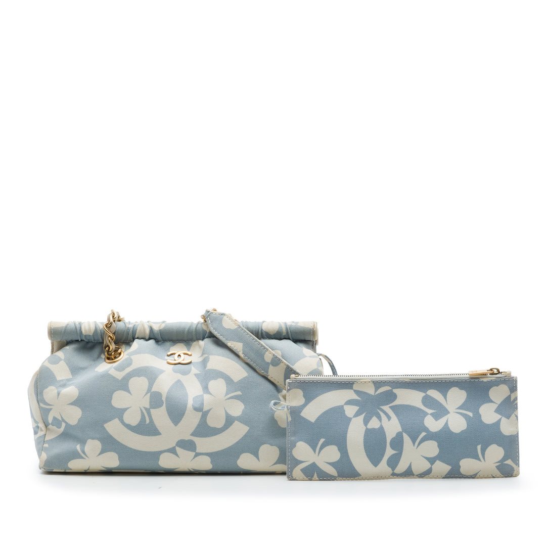 Chanel CC Clover Imprimé Sac Toile