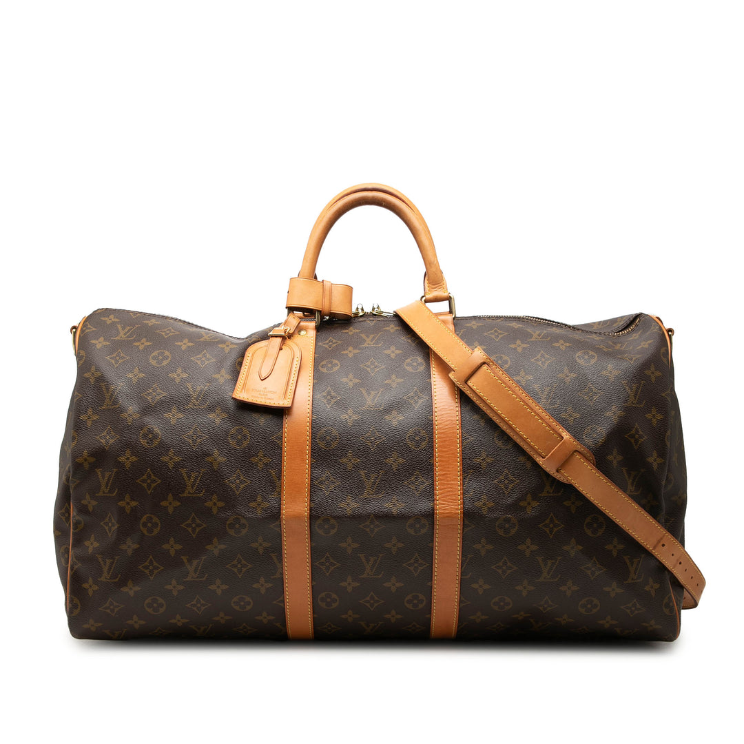 Keepall Bandouliere 55 Monogram Marron