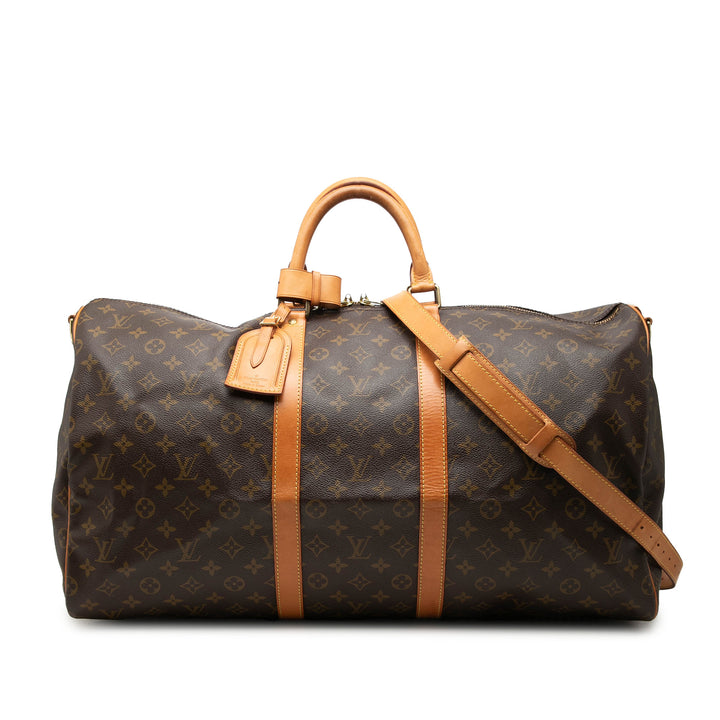 Keepall Bandouliere 55 Monogram Marron
