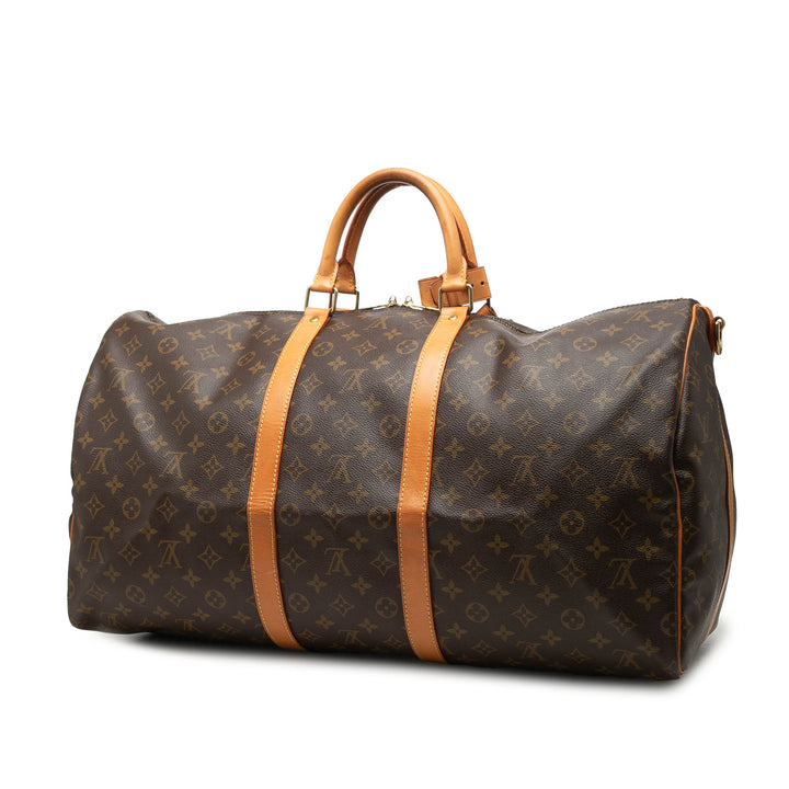 Keepall Bandouliere 55 Monogram Marron
