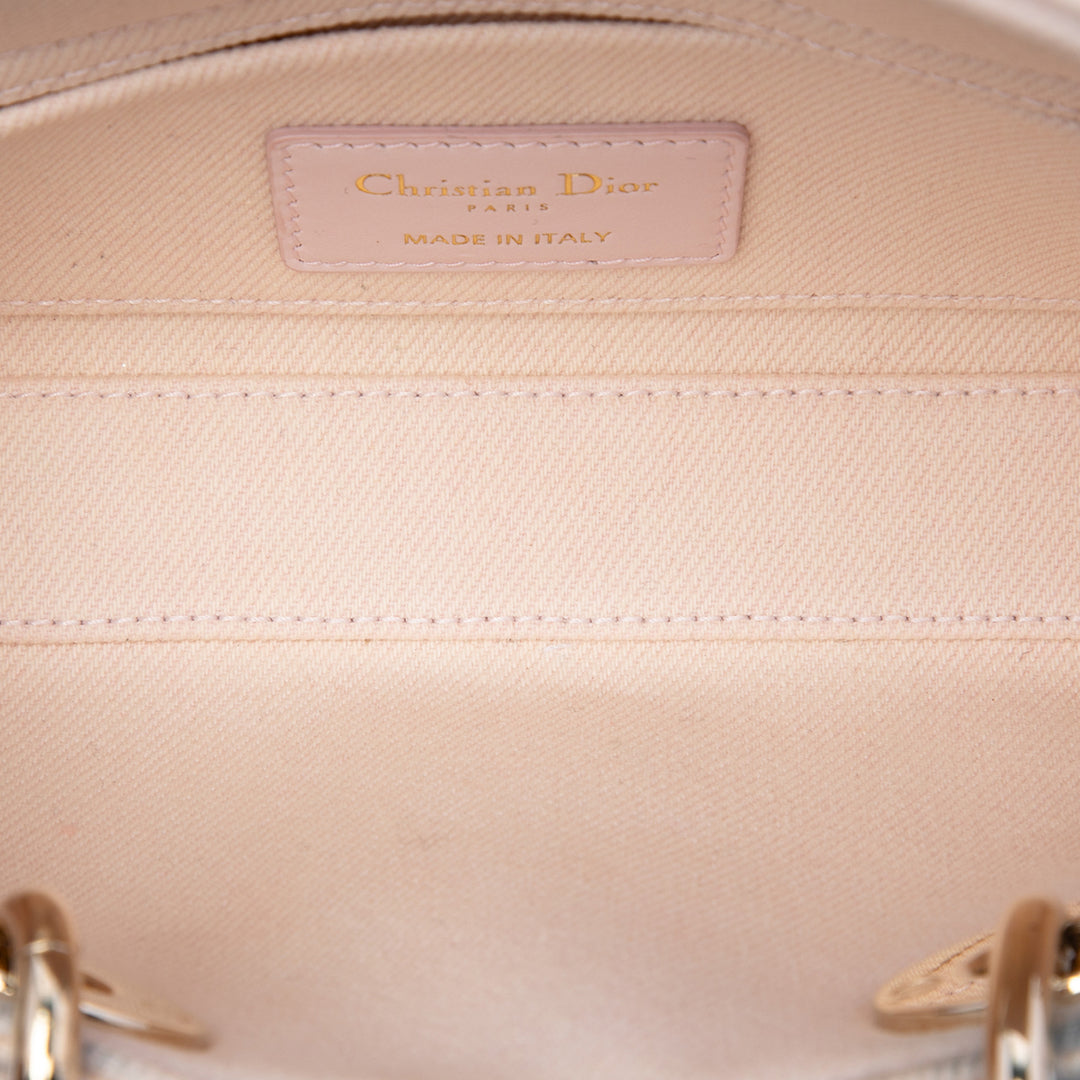 Dior Small Jean Macrocannage Lady D Joy