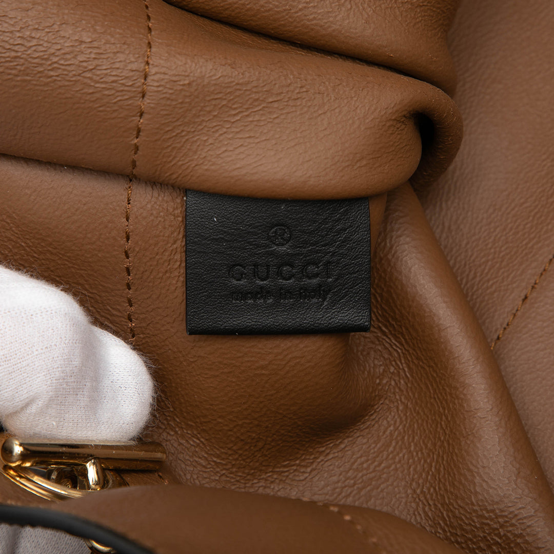 Gucci Web Rajah Cabas Grand Marron – vue 5 – GABY PARIS
