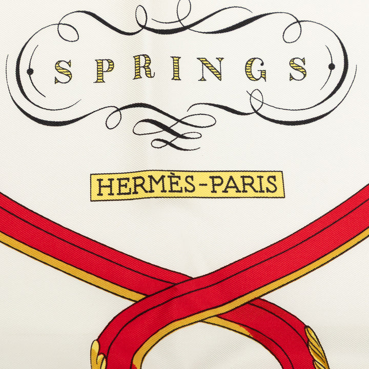 Springs Foulard 90 Blanc