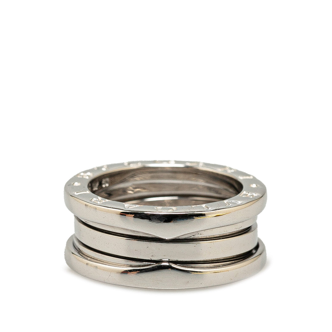 18K White Gold B.Zero1 Three Band Ring Silver - Gaby Paris