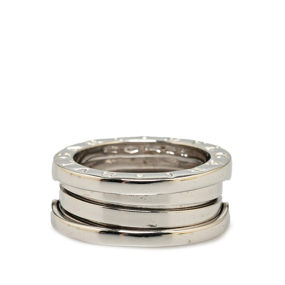 18K White Gold B.Zero1 Three Band Ring Silver - Gaby Paris