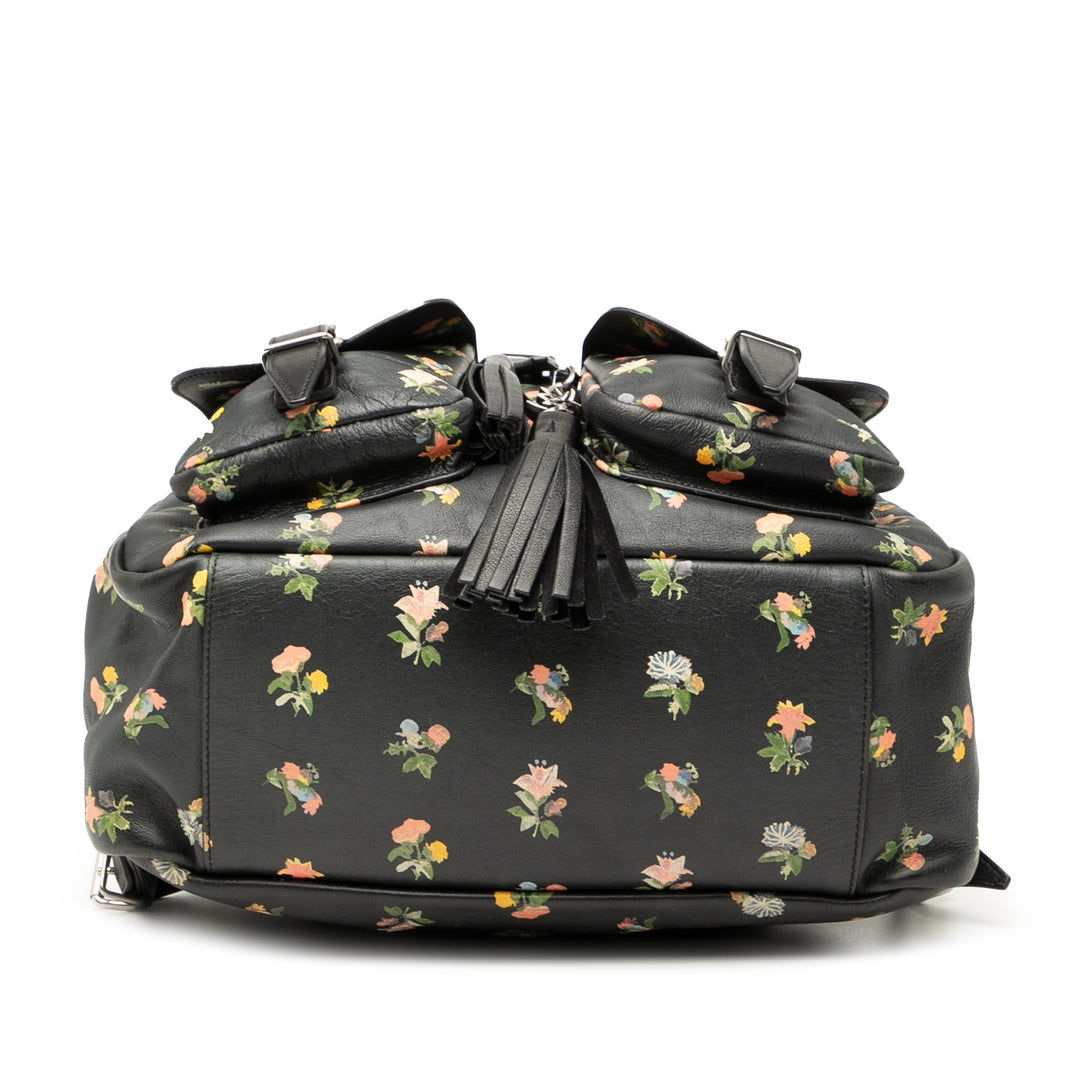 Saint Laurent Cuir Prairie Printed Festival Sac à dos