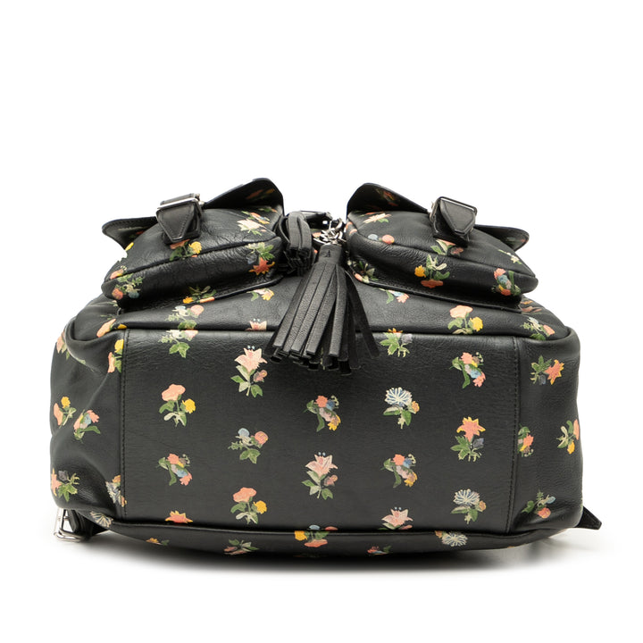 Saint Laurent Cuir Prairie Printed Festival Sac à dos