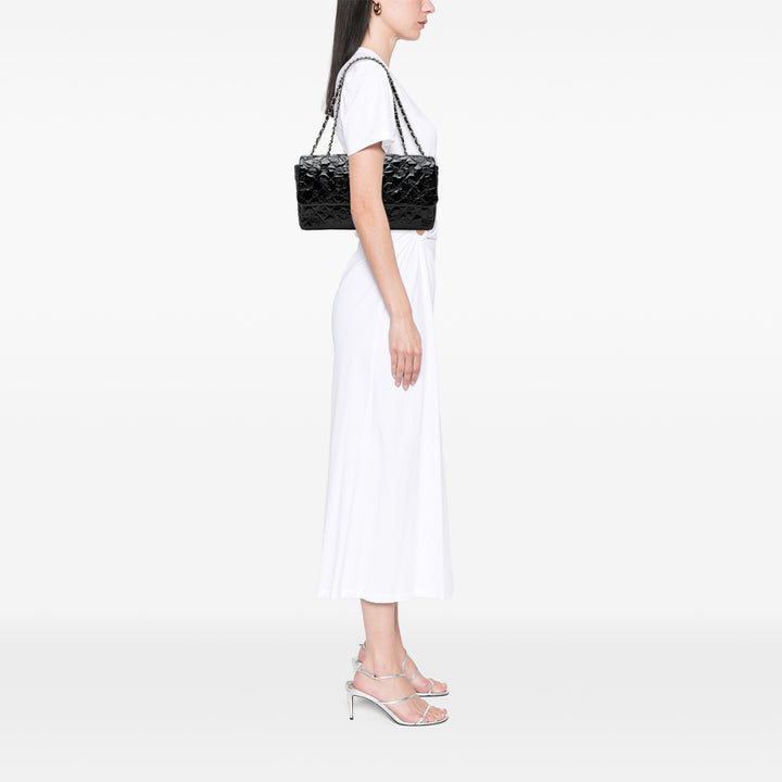 Chanel embossé Lucky Symbols à rabat Jumbo Noir – vue 6 – GABY PARIS