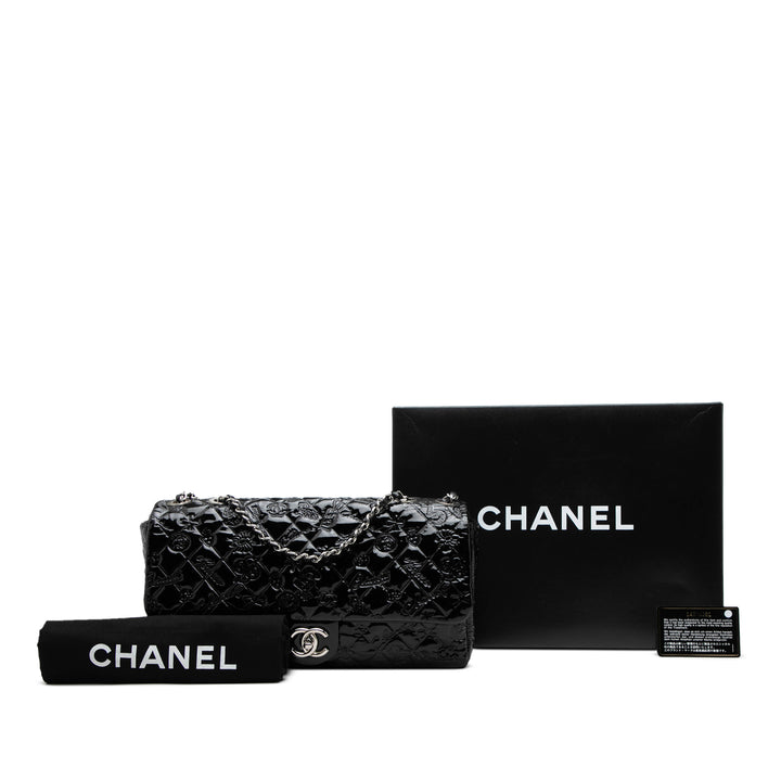 Chanel embossé Lucky Symbols à rabat Jumbo Noir – vue 7 – GABY PARIS