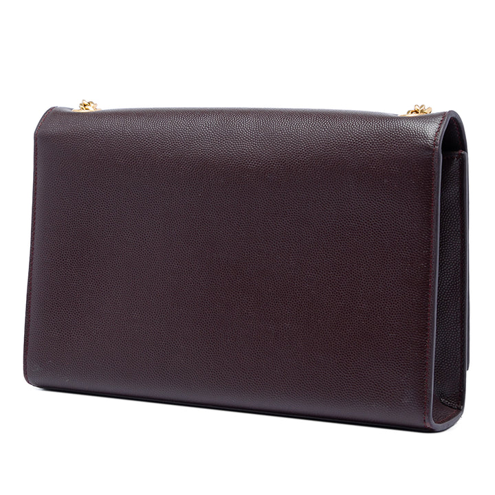 Saint Laurent Medium Grain De Poudre Monogram Kate Sac porté croisé