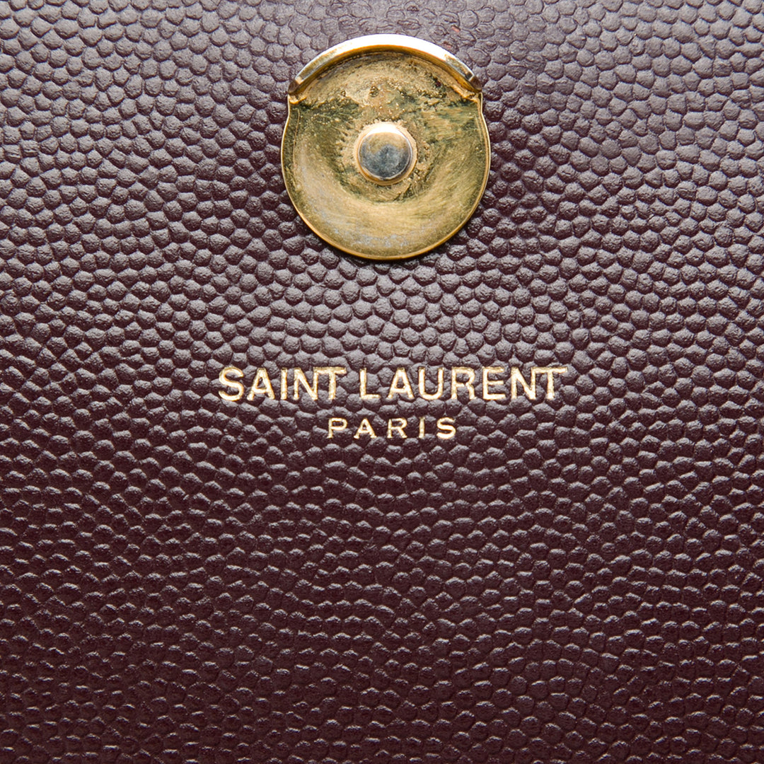 Saint Laurent Medium Grain De Poudre Monogram Kate Sac porté croisé