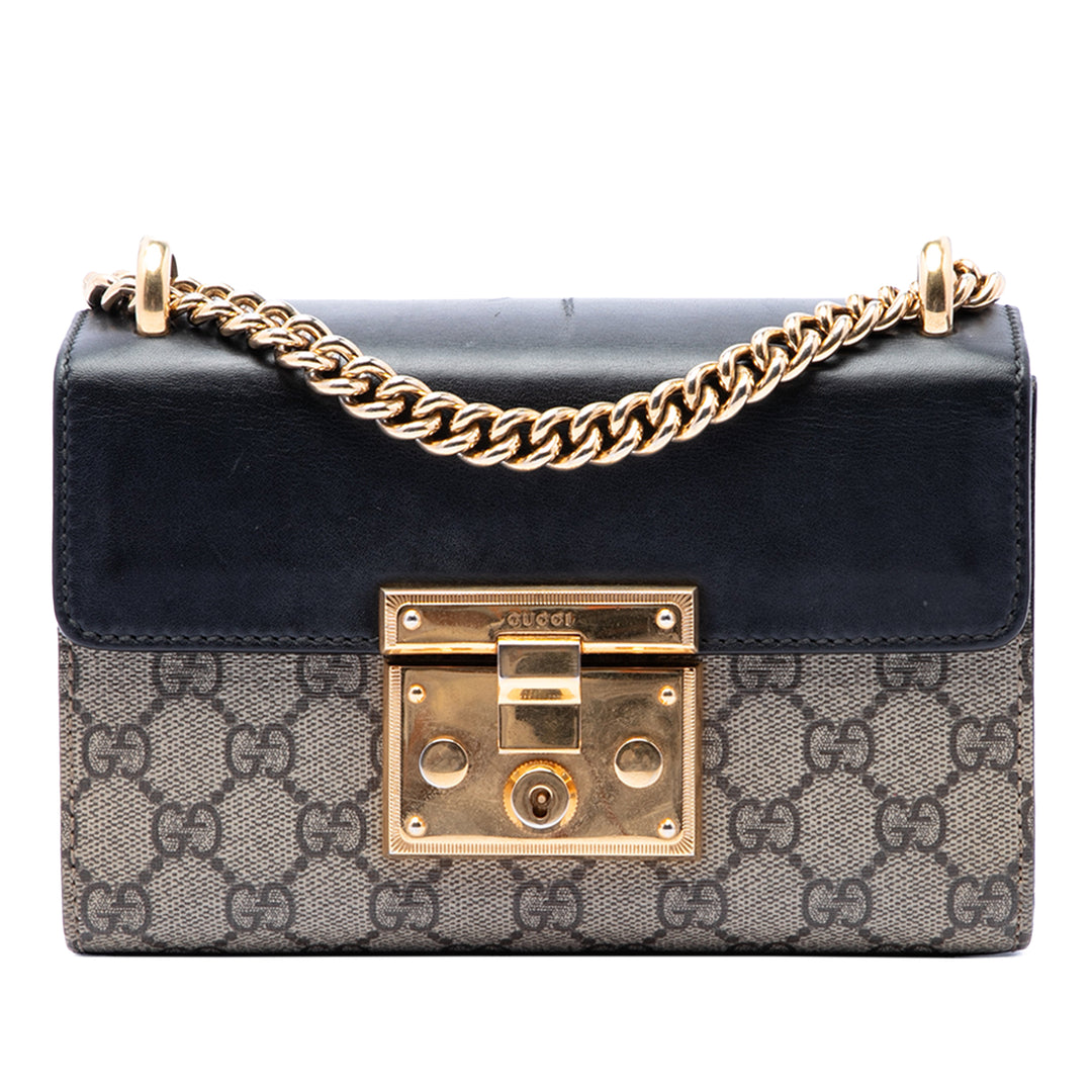 Gucci Small GG Supreme Padlock Sac porté croisé