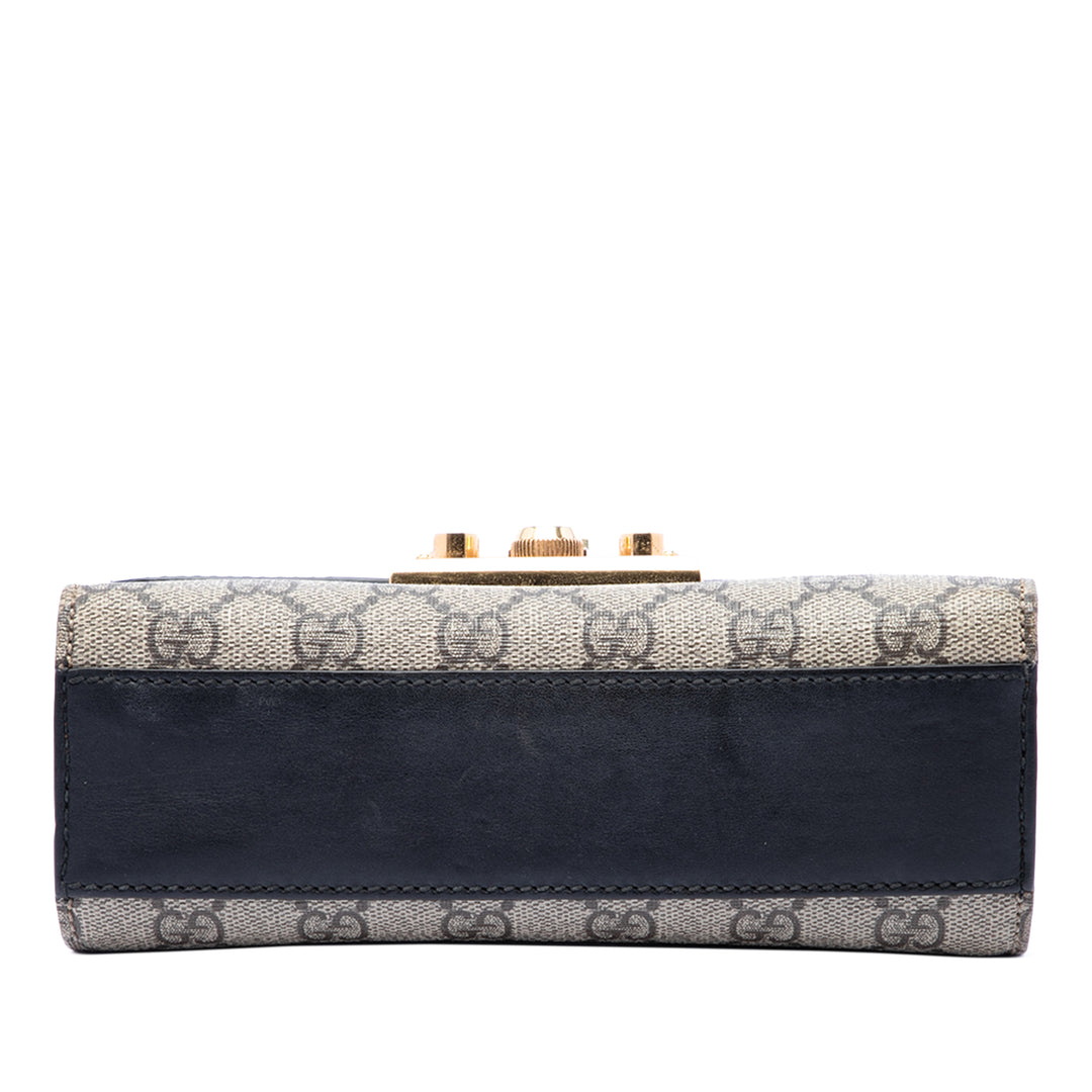Gucci Small GG Supreme Padlock Sac porté croisé