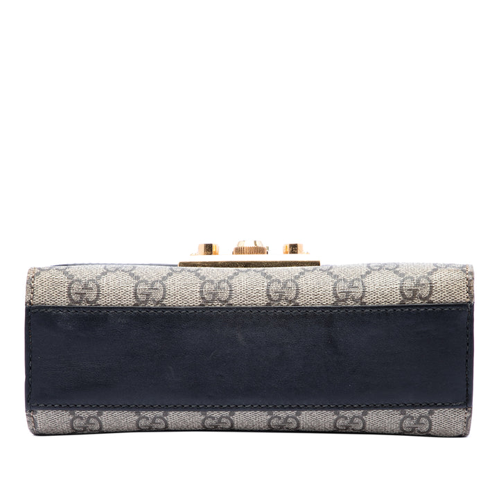 Gucci Small GG Supreme Padlock Sac porté croisé